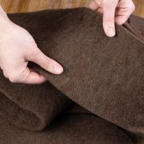 Artikel Filzband Wolle Braun 15cm x 5m für Deko und Basteln