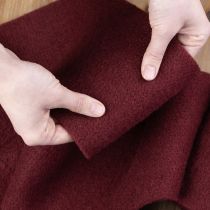 Artikel Filzband Wolle Dunkelrot 15cm x 5m für Deko und Basteln