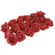 Artikel Foam Rose Schaumstoff Rot Künstliche Rosen 7,5cm 18 St