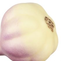 Artikel Künstliche Knoblauch-Dekoration aus Kunststoff im Netz, Ø4,5cm, Gelb-Lila, 12 Stück