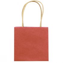Artikel Geschenktüte Papier Rot Gold 10,5×10,5cm Beste Wünsche mit Sternen 8 Stück