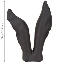 Artikel Hasenohren Deko Osterhase in Schwarz 20cmx7,5cmx29cm