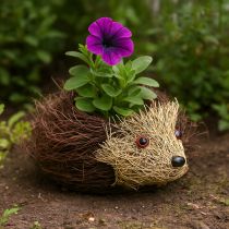 Artikel Herbstdeko-Set mit Igel-Pflanztopf, Pilzen, Drachen & Willkommensschild – Deko-Box