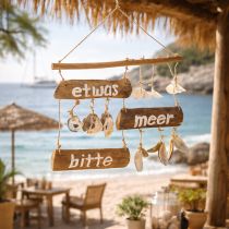 Artikel Holzdeko maritimes Flair Wanddeko Naturmaterialien für Sommerdeko Strandhaus 50cm