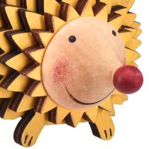Artikel Igel-Dekofigur aus Holz, Herbstfarben Orange Gelb, 8×7×6cm, Set aus 4 Stück
