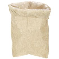 Artikel Jutebeutel mit Kordelzug 20×10×30cm Naturfarben wiederverwendbar