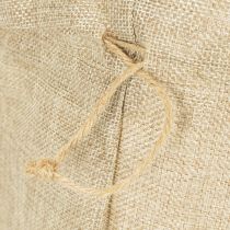 Artikel Jutetasche Geschenkbeutel mit Kunststofffolie 28×10×40cm Naturfarben