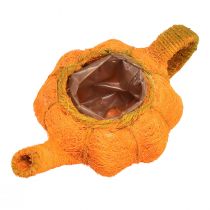 Artikel Kanne aus Sisal zur Bepflanzung Kürbis-Optik Orange/Gelbgrün Ø13cm