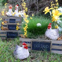 Artikel Keramik Deko Huhn Witzige Osterdeko Figur 16×12×12cm