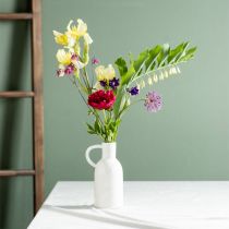 Artikel Keramikvase Weiß für Trockendeko Vase mit Henkel Ø9cm H21cm