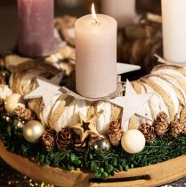 Artikel Kerzenhalter zum Stecken Ø11cm H8cm Rost-Effekt