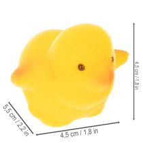 Artikel Kleine Osterküken Gelb Orange Beflockt H4,5cm 18 St