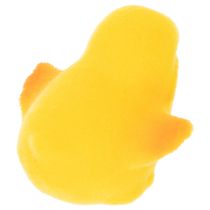 Artikel Beflockte Osterküken Kunststoff Gelb Orange 4,5 cm 18 Stück Dekofigur