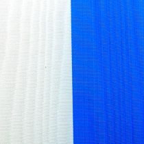 Kranzbänder Moiré Blau-Weiß 100 mm