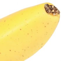 Artikel Künstliche Banane aus Kunststoff, 18 cm, Gelbe Dekofrucht für Innen
