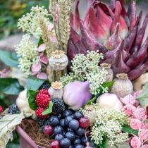 Artikel Künstliche Blumen Creme Skimmia japonica Skimmie 45cm 2St