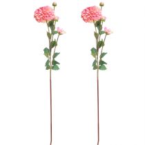 Artikel Künstliche Dahlien Pfirsich Rosa 10cm 80cm 2 Stück