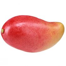 Artikel Künstliche Mango Dekorationsfrucht 15cm Rot Gelb Kunststoff für Innenbereiche