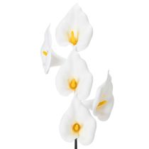 Artikel Kunstblume Calla Weiss mit Gelbem Stempel 35 cm im 10er-Set