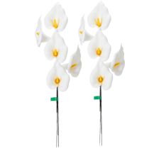 Artikel Kunstblume Calla Weiss mit Gelbem Stempel 35 cm im 10er-Set