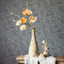 Artikel Künstliche Mohnblume in Orange aus Polyester, 95 cm, 3er-Set für Wohn- und Tischdekoration