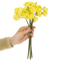 Artikel Kunstblume Ranunkelstrauss 32 cm Gelb für saisonale Wohnraumdekoration