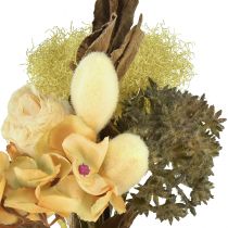 Artikel Kunstblumenstrauss Rose und Hortensie 38cm Vintage-Deko Dry Look