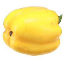 Artikel Lebensmittelattrappe aus Kunststoff – Gelbe Paprika, H10cm, Deko für Küche und Tisch