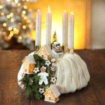 Artikel Lebkuchenmann Deko Anhänger Set 4-tlg Weihnachtsdeko