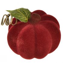 Artikel Mini-Deko-Kürbisset aus Kunststoff – Beflockte Oberfläche, 9,5 cm, Herbstfarben