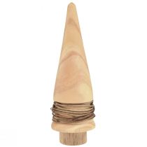Artikel Mini Tannenbaum Holz Deko Natur Tischdeko H13,5cm 3 St