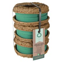 Artikel OASIS Biolit Kranz 17 cm aus Nasssteckschaum und Pappe, 6 Stück