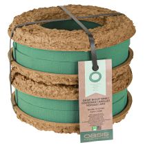 Artikel OASIS Biolit Ring aus Nasssteckschaum 24 cm 4 Stück Grün Braun