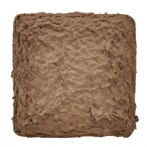Artikel Oasis Biolit Basisunterlage aus Recyclingpapier 13x13x2cm, naturbraun, 12er Set für Blumendeko und Gestecke