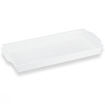 Artikel OASIS® Steckschale Weiß Sandwich-Schale für Floristik & Deko 23x11x2,5cm 25er-Set