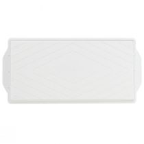 Artikel OASIS® Steckschale Kunststoff Weiss 23x11x2,5cm, 25 Stück