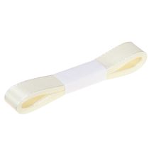 Artikel Dekoband Geschenkband Creme 15mm x 3m mit Webkante, 10 Stück