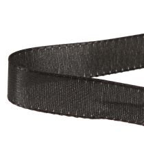 Artikel Dekoband Geschenkband Schwarz Band Webkante 15mm 3m 10 St