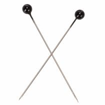 Artikel Perlkopfnadeln Metall Ø6mm 65mm Schwarz für Floristik und Bastelarbeiten