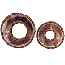 Artikel Weiden Pflanzringe Set Ø32/25cm 2er rustikal Naturdeko