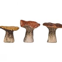 Artikel Keramik Pilz-Dekofiguren Set – 6,4 cm – Brauntöne – Für Garten und Innenbereich