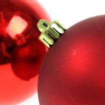 Artikel Christbaumkugeln Plastik Rot 8cm 6 St
