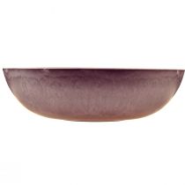 Artikel Lila Kunststoffschale rund 37x10,5 cm – Dekoschale im 3er-Set für vielseitige Anwendungen