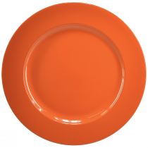 Artikel Plastikteller in Orange – 28 cm – Ideal für Partys und Dekoration – 4St