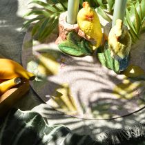 Artikel Platzdeckchen Rund Grau Filz Sommer Zitrone 31cm 2 St