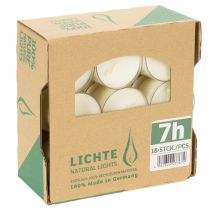 Artikel PURE Nature Lights Teelichter Rapswachs Natur Brenndauer 7 Stunden 18 St