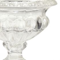 Artikel Klassische Glas-Schale mit Fuss, Vintage-Design, Klar, Ø13cm x H11cm – Vielseitige Dekorationsschale