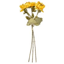 Artikel Künstliche Sonnenblumen im Drylook, 3er-Bund, Länge 60 cm, Gelb-Grün