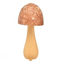 Artikel Blumenstecker Holz Pilz-Deko Braun Ø2,5 cm, 8 Stück