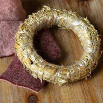 Artikel Strohring Kranzrohling aus Naturstroh 15 cm x 3 cm für DIY-Kranzgestaltung